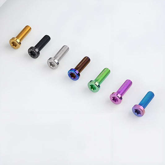 M6x20-30mm Titanium Flat Head Bolts for Motorcycle Disc Brake