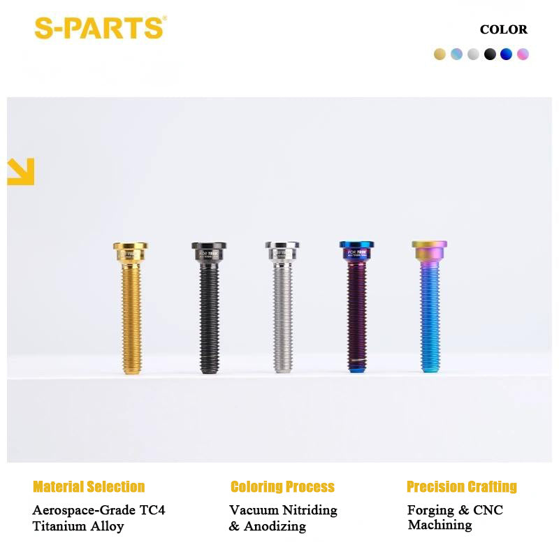 M6x33/35mm Titanium Saddle Clam Bolts for TREK Seatpost