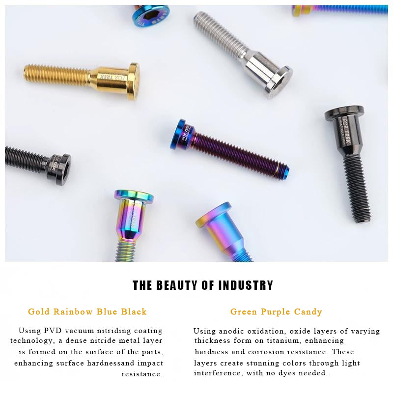 M6x33/35mm Titanium Saddle Clam Bolts for TREK Seatpost