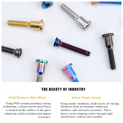 M6x33/35mm Titanium Saddle Clam Bolts for TREK Seatpost