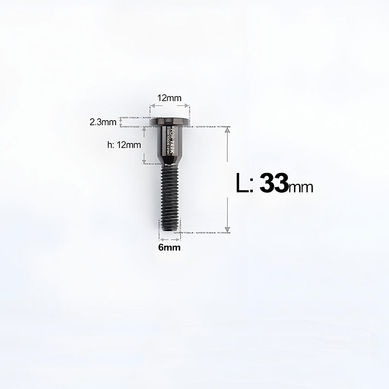 M6x33/35mm Titanium Saddle Clam Bolts for TREK Seatpost