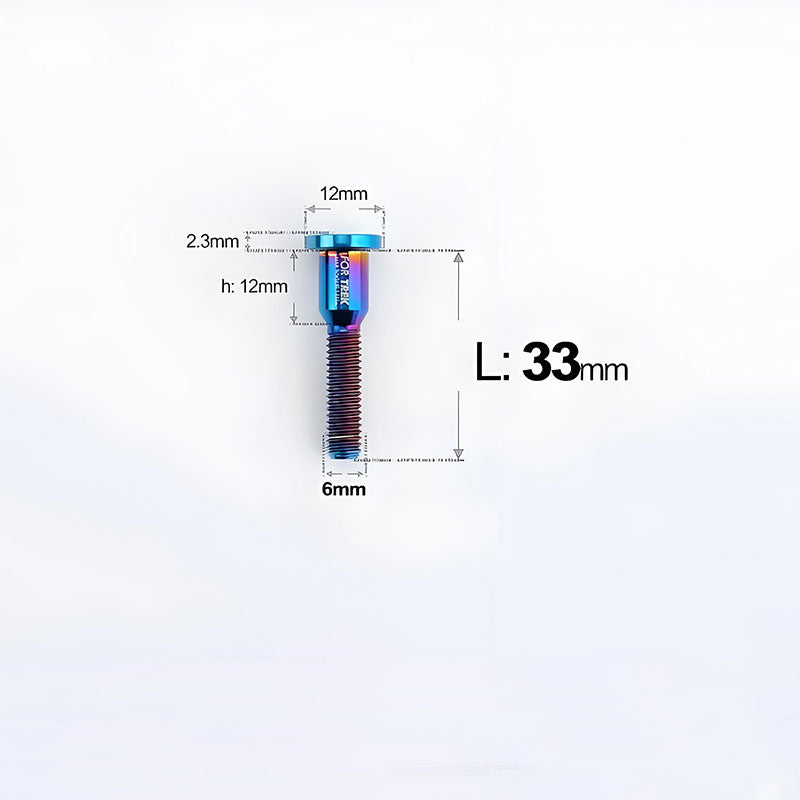 M6x33/35mm Titanium Saddle Clam Bolts for TREK Seatpost