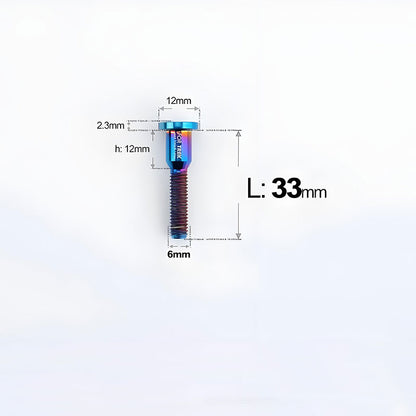 M6x33/35mm Titanium Saddle Clam Bolts for TREK Seatpost