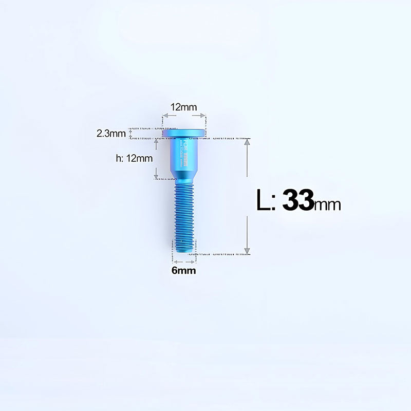 M6x33/35mm Titanium Saddle Clam Bolts for TREK Seatpost