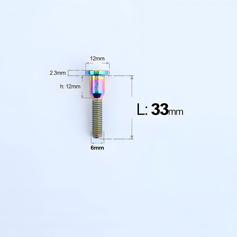 M6x33/35mm Titanium Saddle Clam Bolts for TREK Seatpost