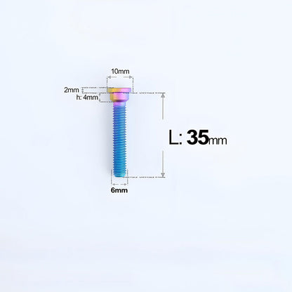 M6x33/35mm Titanium Saddle Clam Bolts for TREK Seatpost