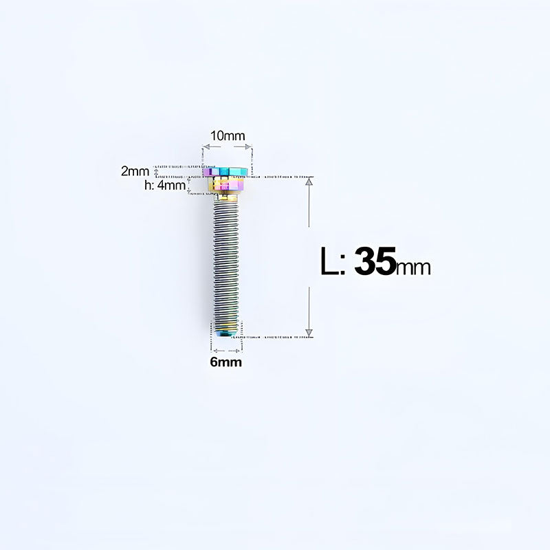 M6x33/35mm Titanium Saddle Clam Bolts for TREK Seatpost