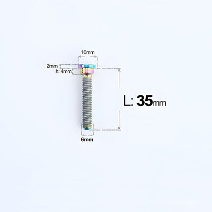 M6x33/35mm Titanium Saddle Clam Bolts for TREK Seatpost