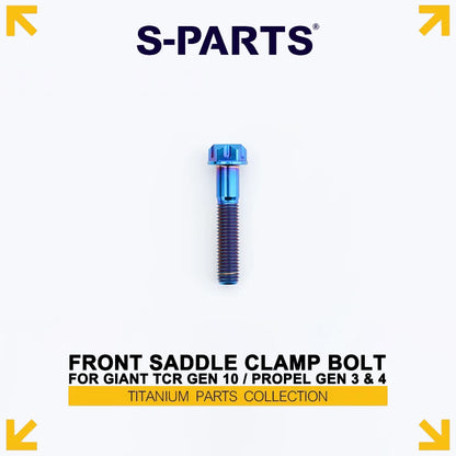 M7×35mm Titanium Front Saddle Clamp Bolt for Giant TCR Gen 10 / Propel Gen 3 & 4