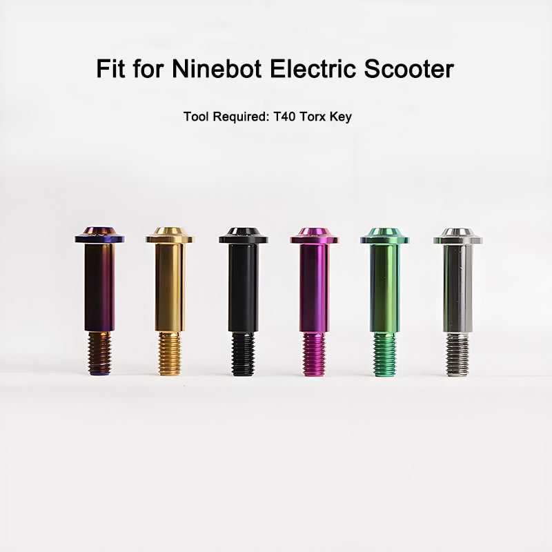 M8 Titanium Shock Pivot Bolt and Washer Set for Ninebot Electric Scooter