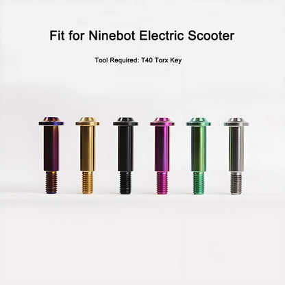 M8 Titanium Shock Pivot Bolt and Washer Set for Ninebot Electric Scooter