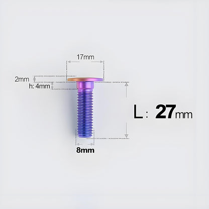 M8*27mm Titanium Front Disc Brake Bolts for BMW GS1200/1250 (Upgrade Parts)