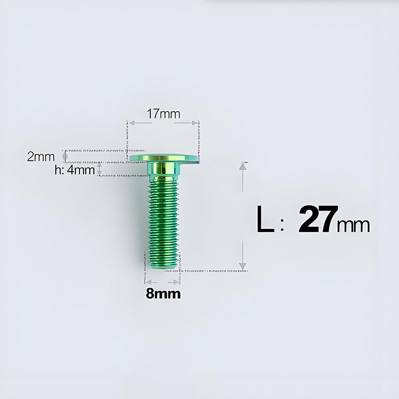 M8*27mm Titanium Front Disc Brake Bolts for BMW GS1200/1250 (Upgrade Parts)