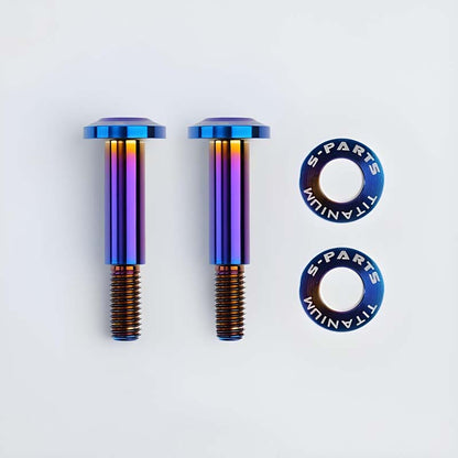 M8 Titanium Shock Pivot Bolt and Washer Set for Ninebot Electric Scooter