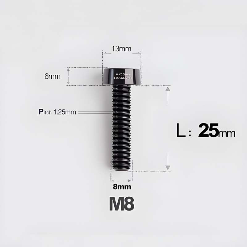 M8x20-45mm Titanium Anti-Theft Crab-Fixing Bolt for Brembo 40mm