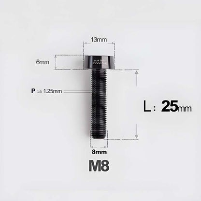 M8x20-45mm Titanium Anti-Theft Crab-Fixing Bolt for Brembo 40mm