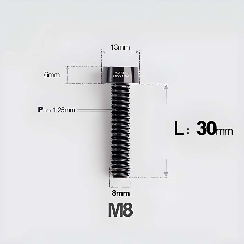 M8x20-45mm Titanium Anti-Theft Crab-Fixing Bolt for Brembo 40mm