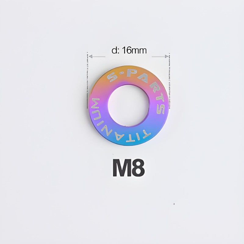 M6-M14 Titanium Washers for Motorcycle & Electric Scooters