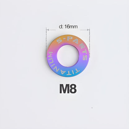 M6-M14 Titanium Washers for Motorcycle & Electric Scooters