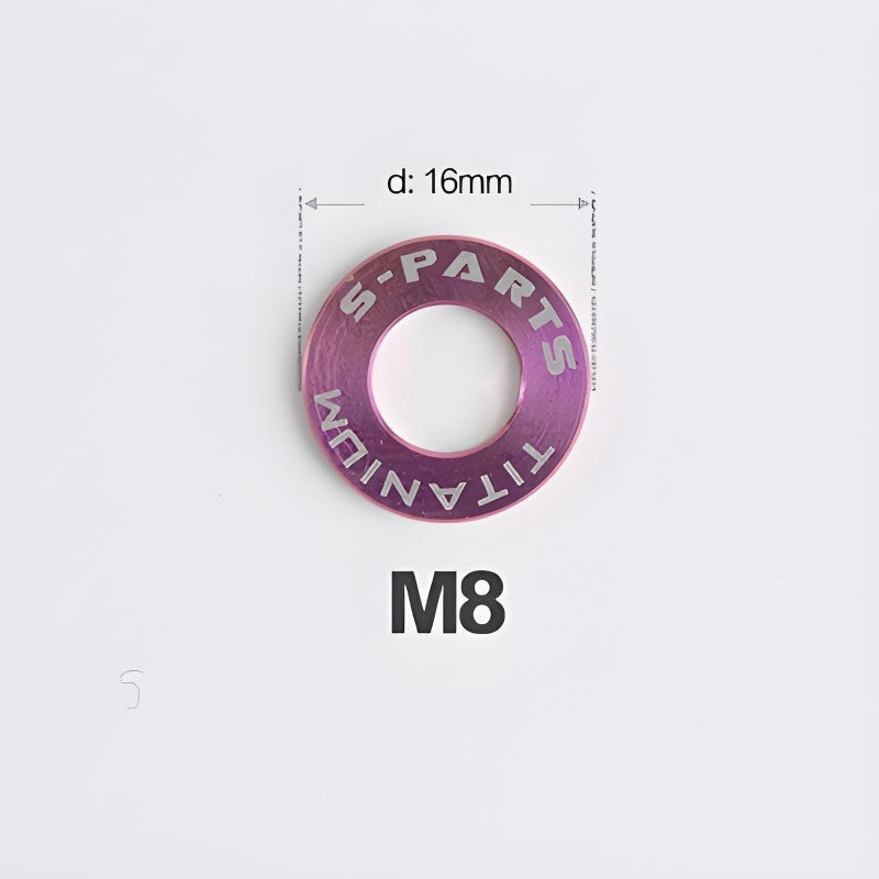 M6-M14 Titanium Washers for Motorcycle & Electric Scooters