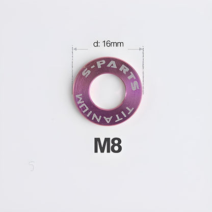 M6-M14 Titanium Washers for Motorcycle & Electric Scooters