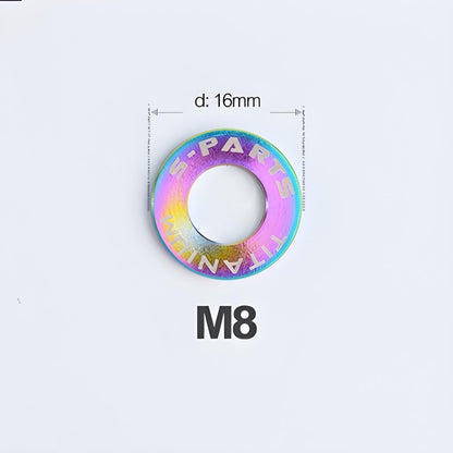 M6-M14 Titanium Washers for Motorcycle & Electric Scooters