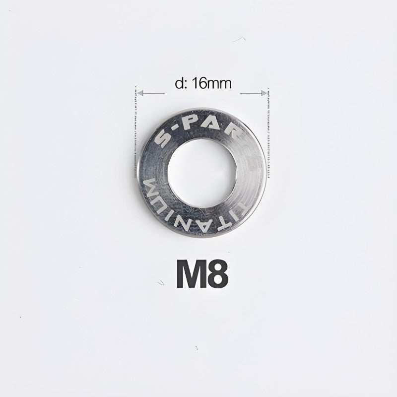 M6-M14 Titanium Washers for Motorcycle & Electric Scooters