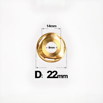 M6/M8/M10 Titanium Rotor Spacers for E-Scooter & Motorcycles