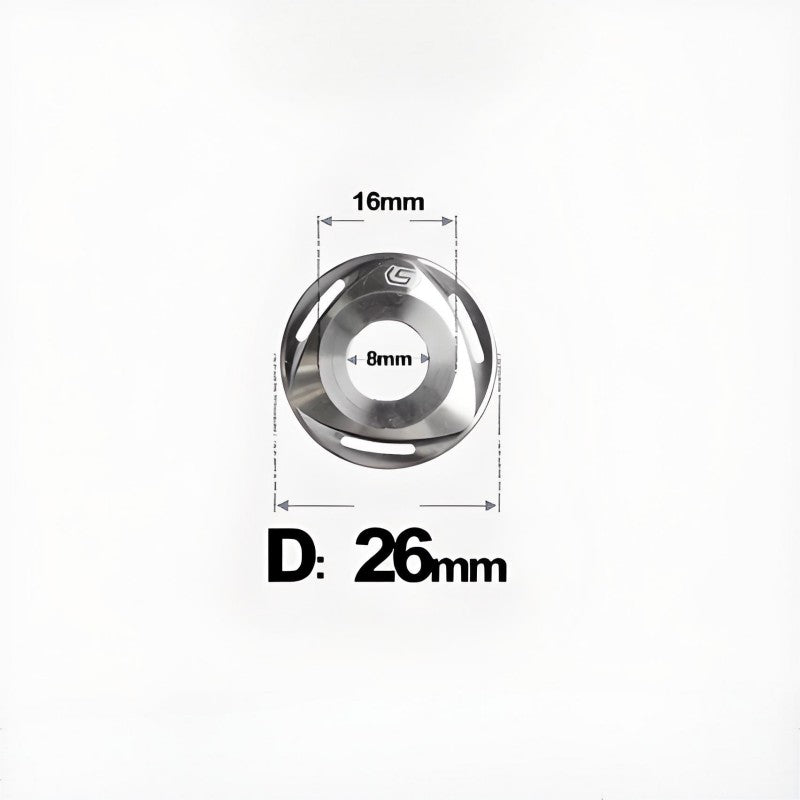 M6/M8/M10 Titanium Rotor Spacers for E-Scooter & Motorcycles
