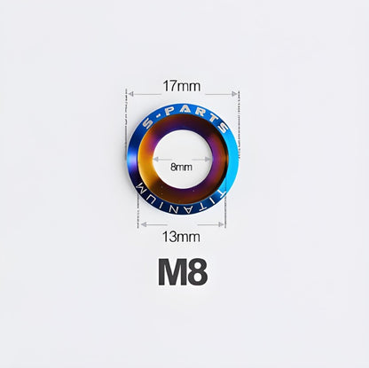 M4-M12 Titanium Washers for Motorcycle & Electric Scooters