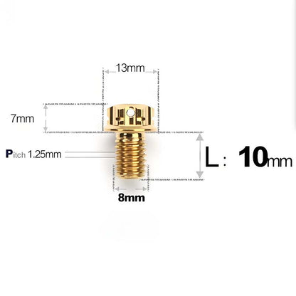 M8 x 10-120MM Titanium Alloy Bolts for Motorcycle