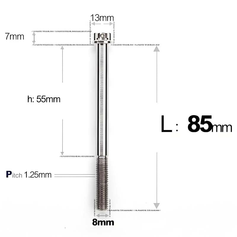M8 x 10-120MM Titanium Alloy Bolts for Motorcycle