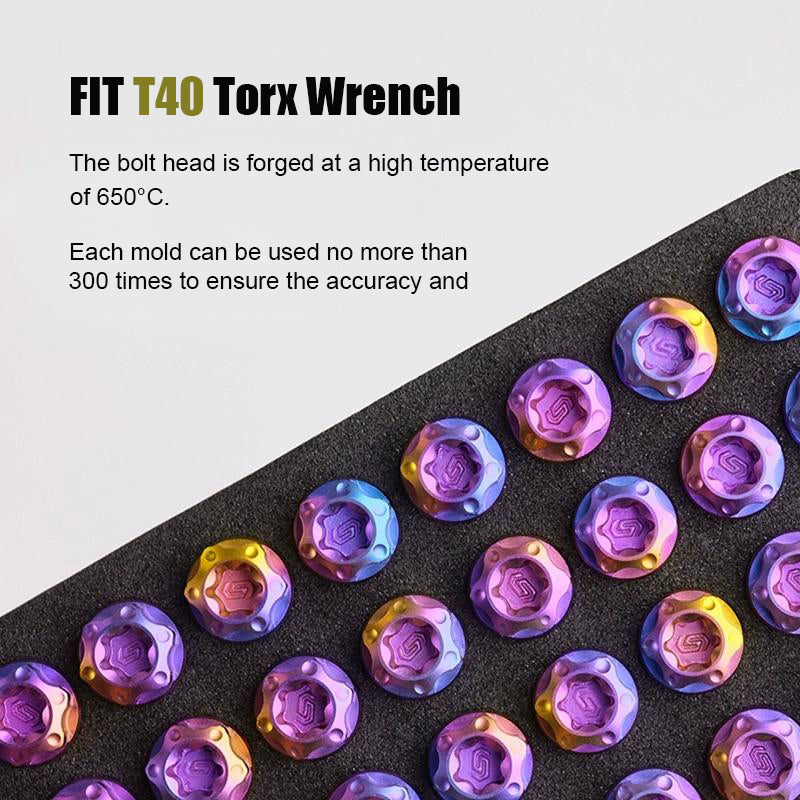 M8 x 10-120MM Titanium Alloy Bolts for Motorcycle