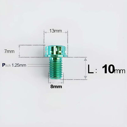 M8x10-120mm T40 Torx Titanium Bolts for Motorcycle