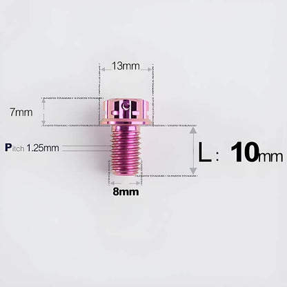 M8x10-120mm T40 Torx Titanium Bolts for Motorcycle
