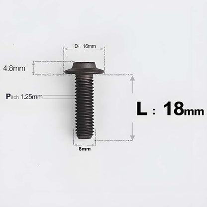 M8x15-50mm Titanium Torx T40 Bolts for Motorcycle