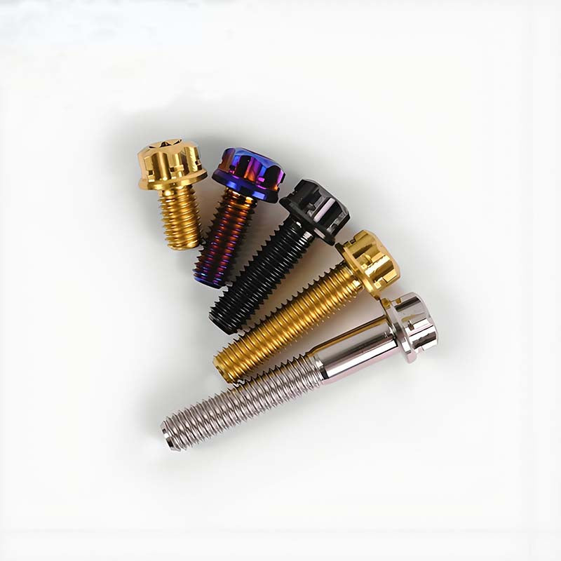 M8x20-60mm Titanium Motorcycle Bolts with 1mm Pitch