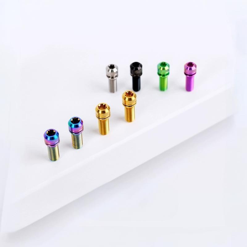 M8x20/23/25MM Titanium Bolts with Washers Kit for Road Bike