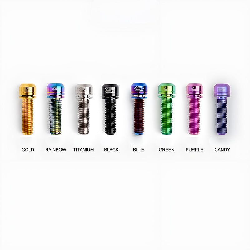 M8x20/23/25MM Titanium Bolts with Washers Kit for Road Bike