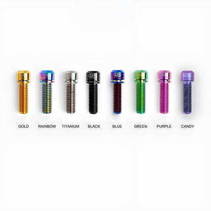 M8x20/23/25MM Titanium Bolts with Washers Kit for Road Bike