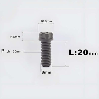 M8x15-45mm Split-Type Titanium Bolts For Bibi Handlebar Base Of Motorcycles & Electric Scooters