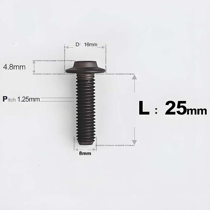 M8x15-50mm Titanium Torx T40 Bolts for Motorcycle