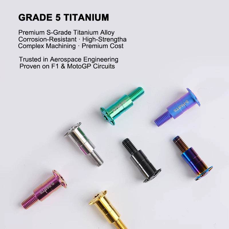 M8x37 Titanium Clutch Lever Bolt for Ducati Streetfighter V4/V4S & Multistrada 1260