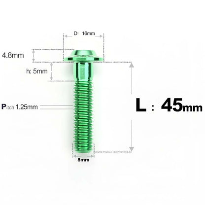 M8x15-50mm Titanium Torx T40 Bolts for Motorcycle
