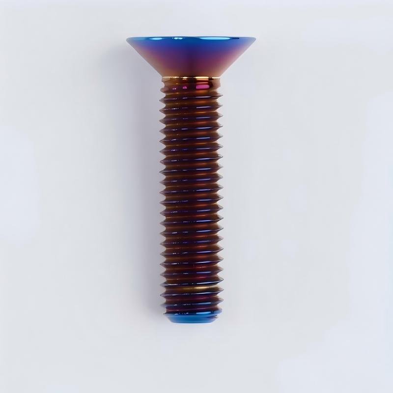 M8x16-85mm Titanium Flat Head Countersunk Bolts For E-bike and Motorcycle