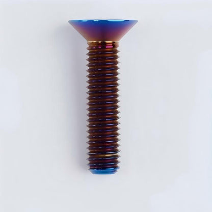 M8x16-85mm Titanium Flat Head Countersunk Bolts For E-bike and Motorcycle