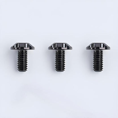 Motorcycle Helmet Spoiler Titanium Bolt Set (3pcs) – Anti-Slip & Anti-Stripping