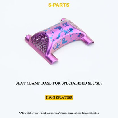 3D Printed Titanium Seat Clamp Kit & Parts for Specialized Tarmac SL8/SL9 Seesaw Seatpost