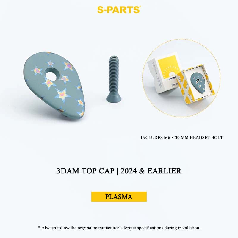 3D-Printed Grade 5 Titanium Headset Top Cap for Pinarello 3DAM | 2024 & Earlier & 2025