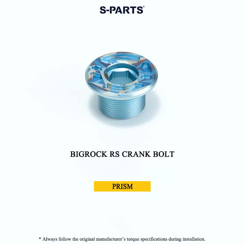 BIGROCK RS Titanium Crank Bolt & Self-Extracting Cap Kit SHIMANO TL-LR15 Compatible